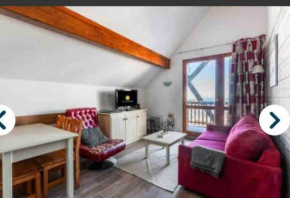 Penthouse T2 Valmeinier 1900 skis aux pieds
